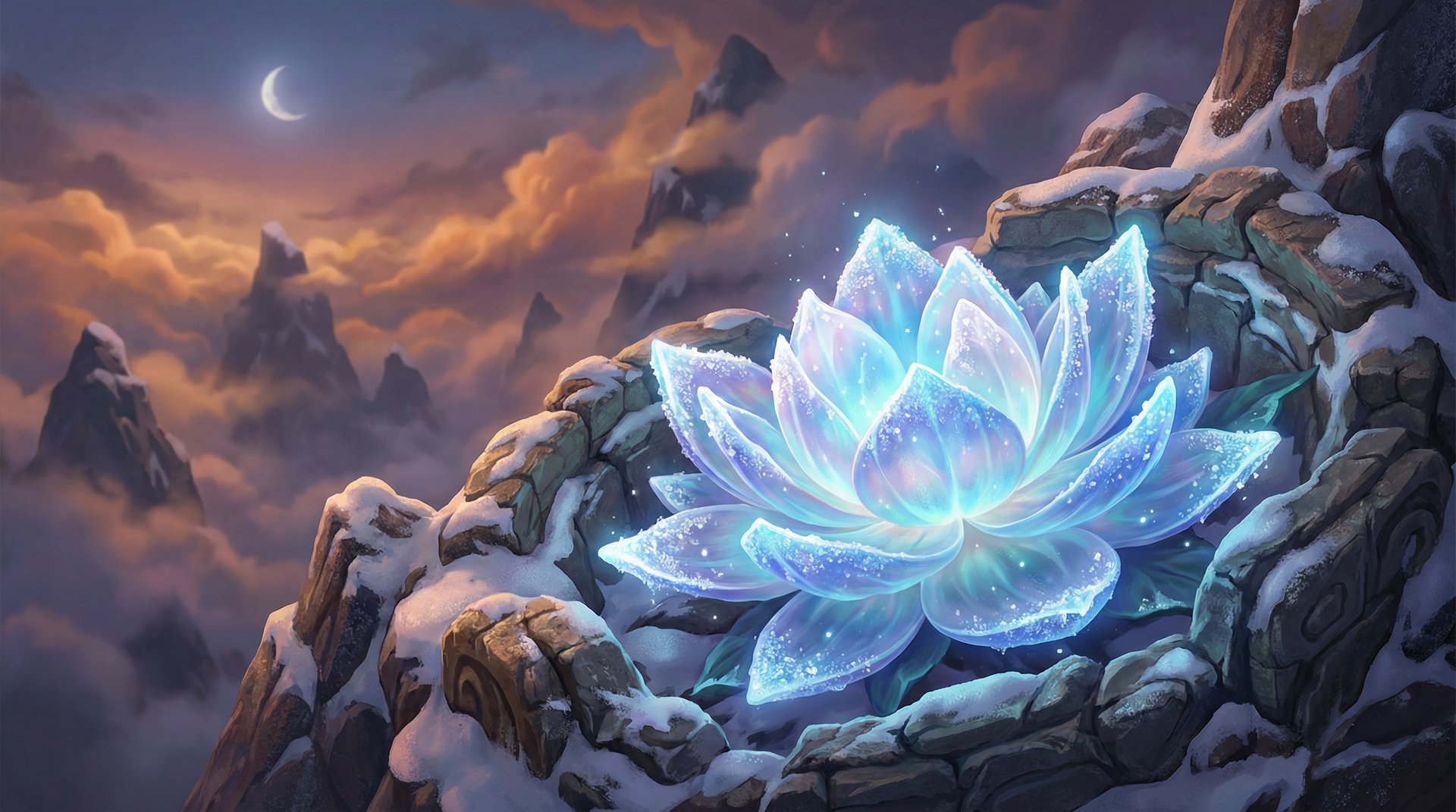 日本三级雪莲花生长全记录植物视频